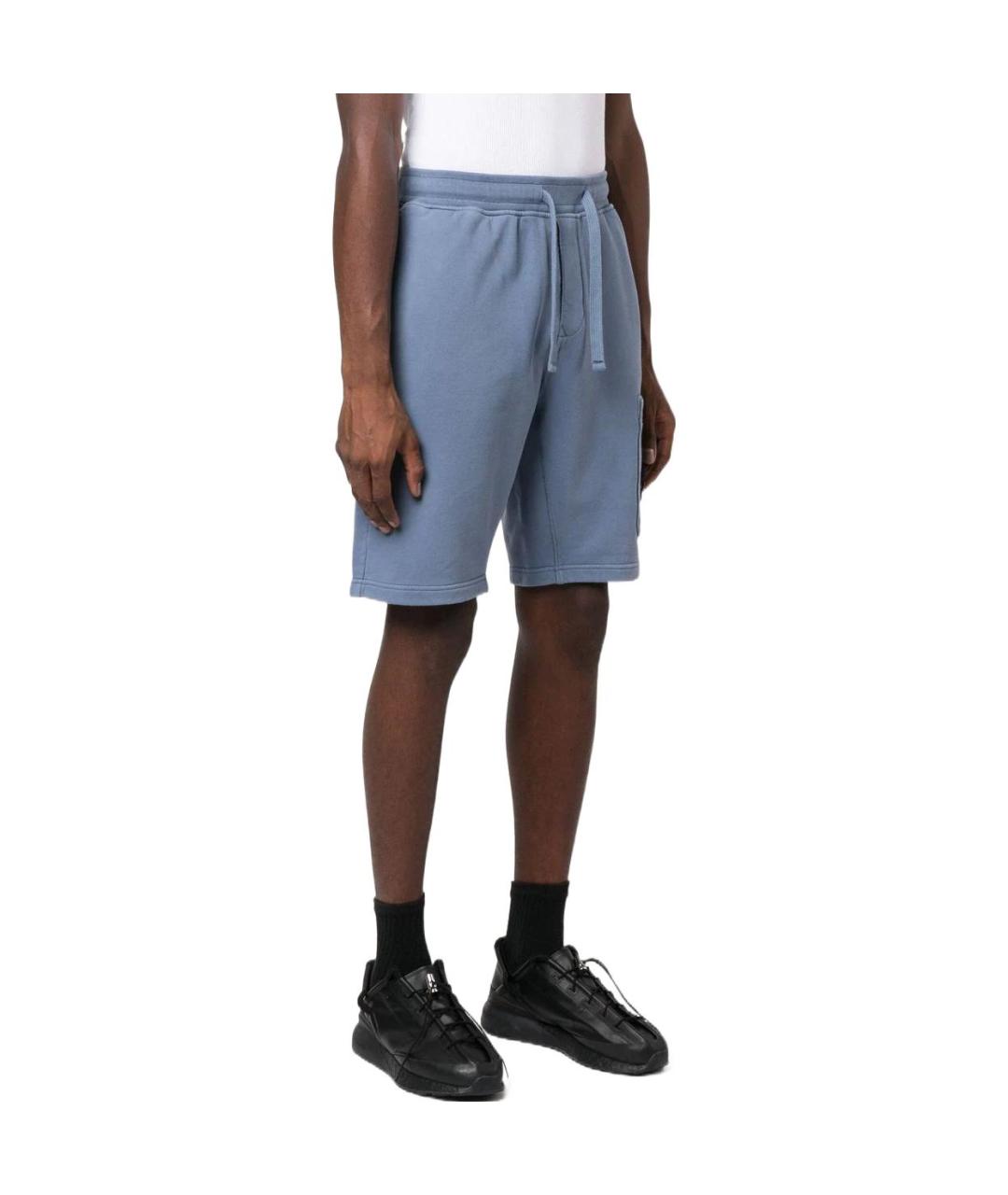 STONE ISLAND Синие шорты, фото 4