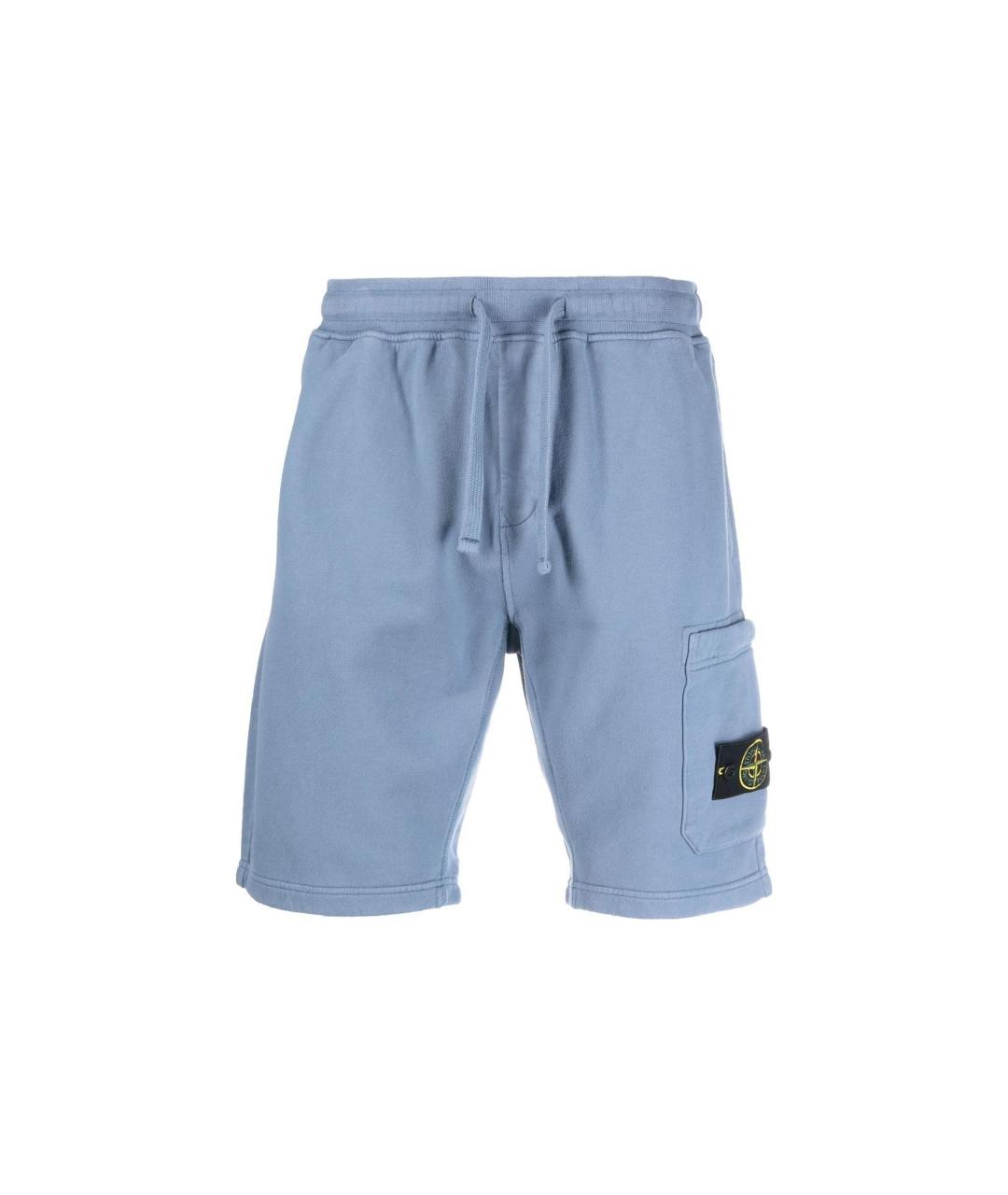 STONE ISLAND Синие шорты, фото 1