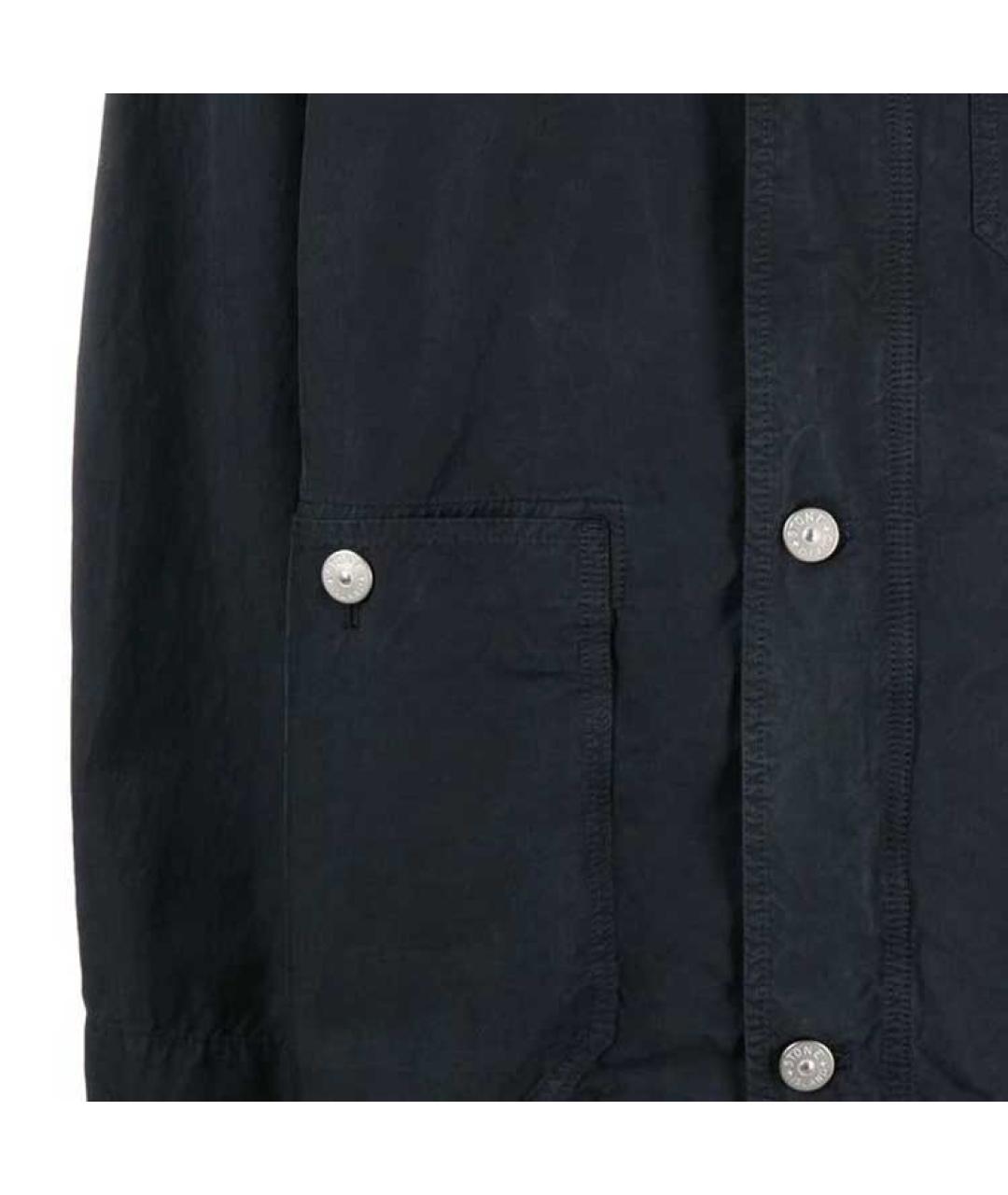 STONE ISLAND Черная куртка, фото 3