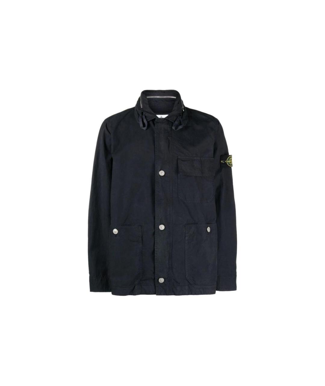 STONE ISLAND Черная куртка, фото 1