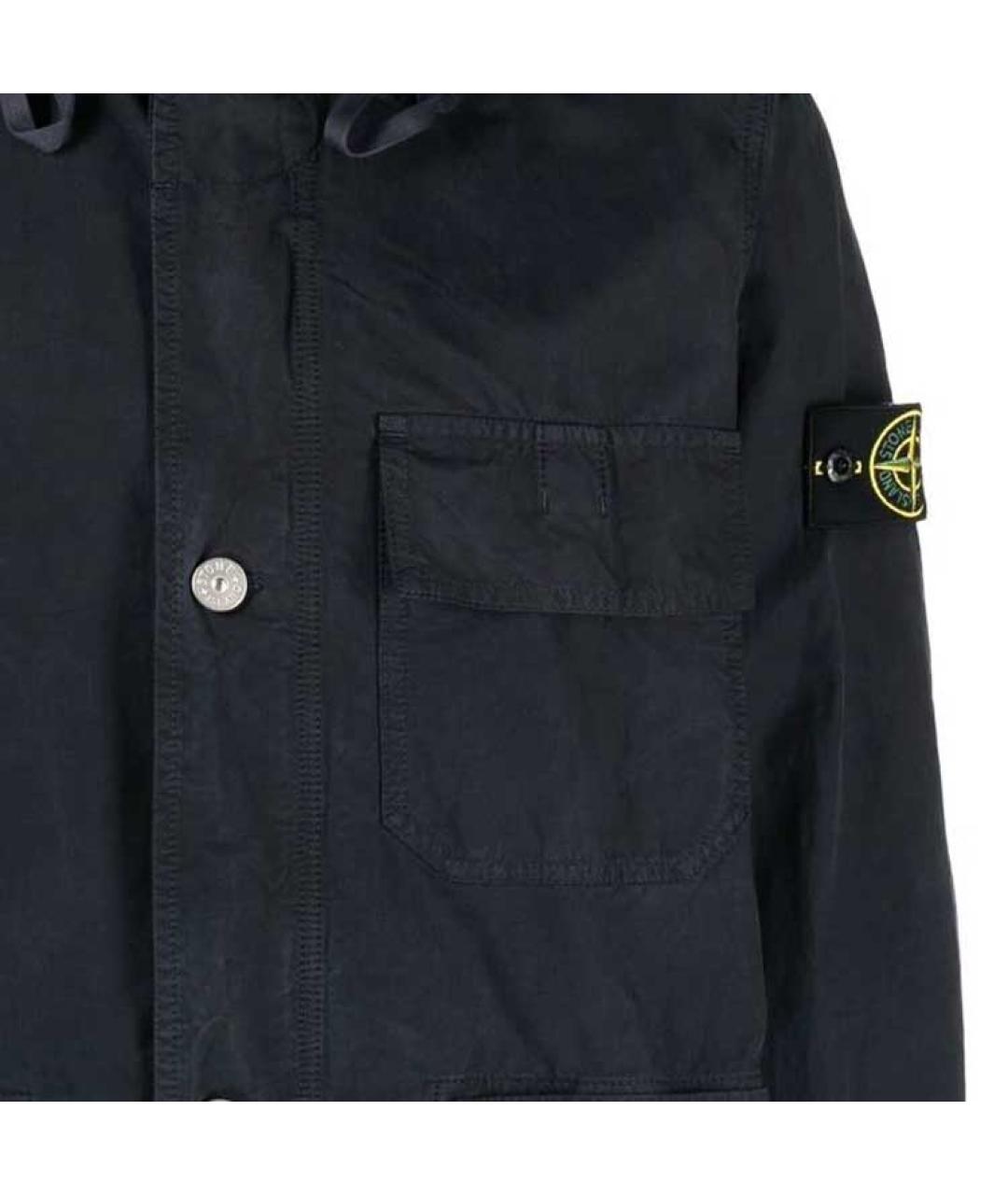 STONE ISLAND Черная куртка, фото 5