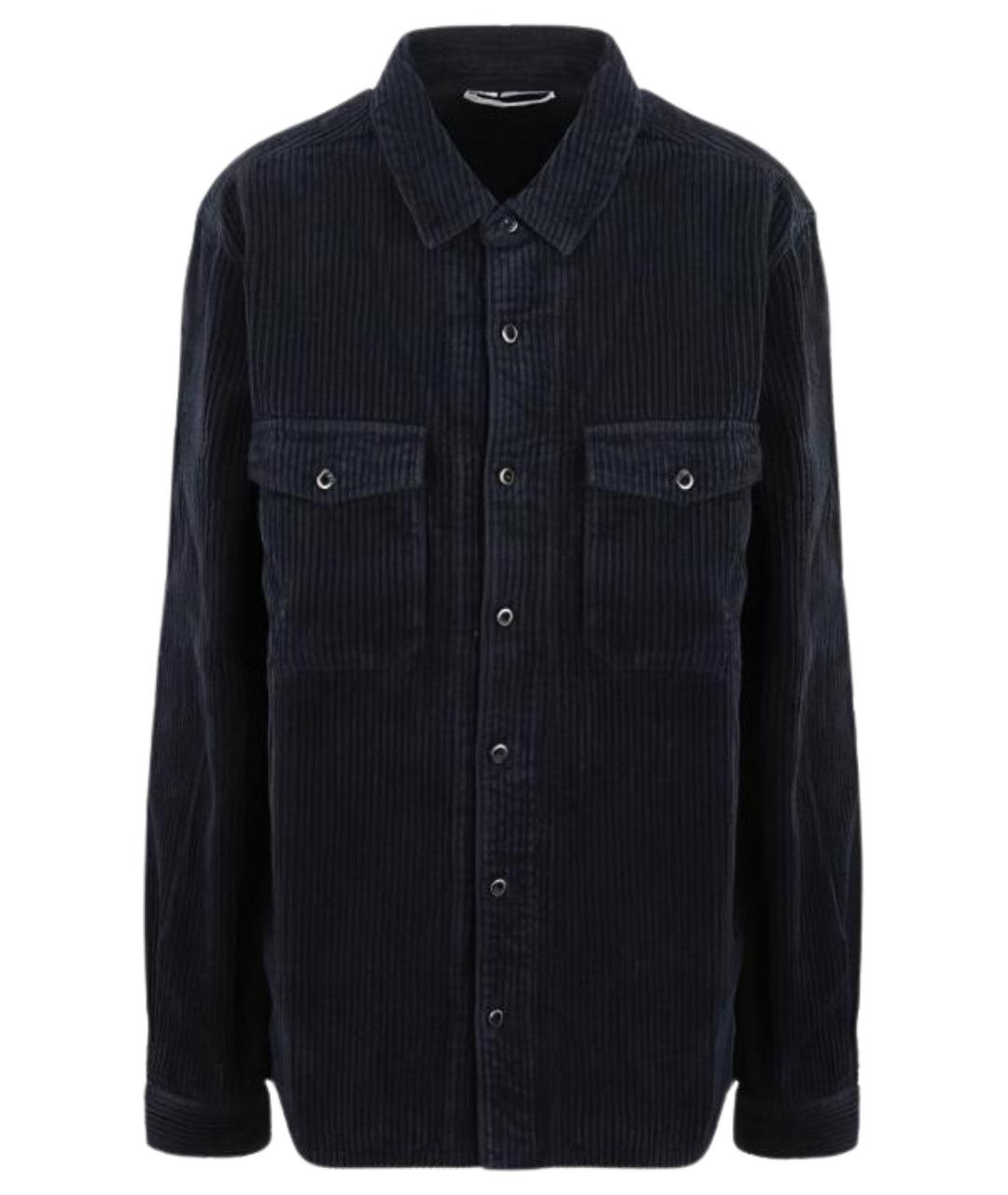 STONE ISLAND Темно-синяя классическая рубашка, фото 1