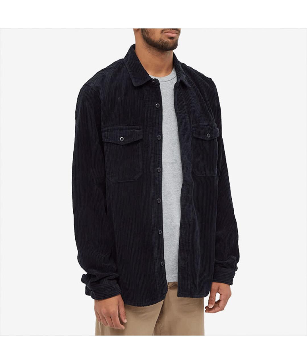 STONE ISLAND Темно-синяя классическая рубашка, фото 5