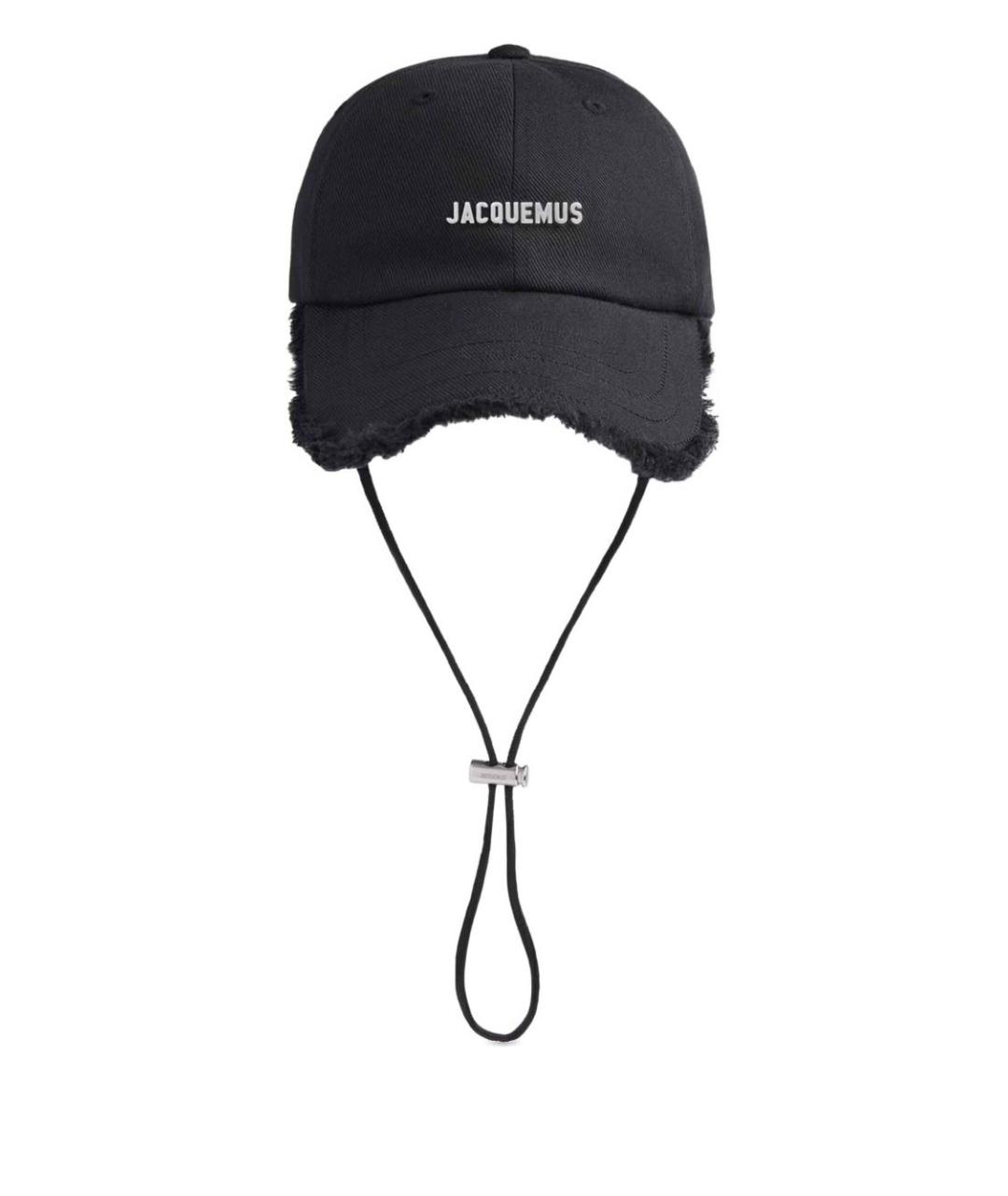 JACQUEMUS Черная хлопковая кепка/бейсболка, фото 1