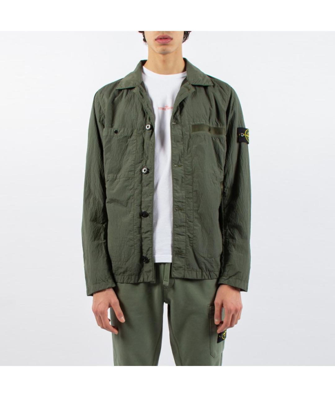 STONE ISLAND Зеленая куртка, фото 5