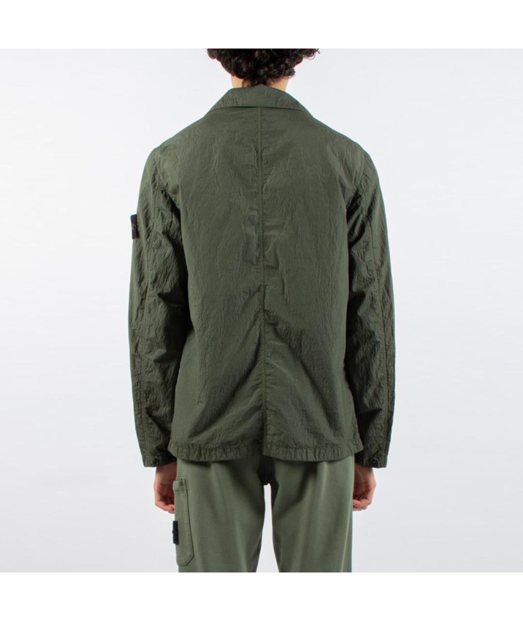 STONE ISLAND Зеленая куртка, фото 4