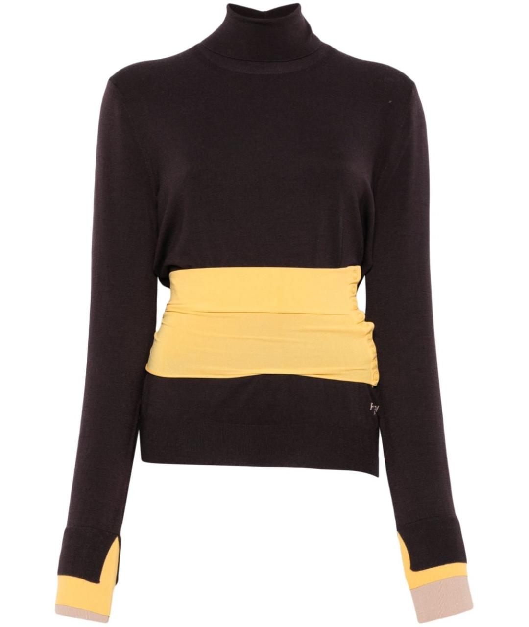 FENDI Фиолетовый шерстяной джемпер / свитер, фото 1