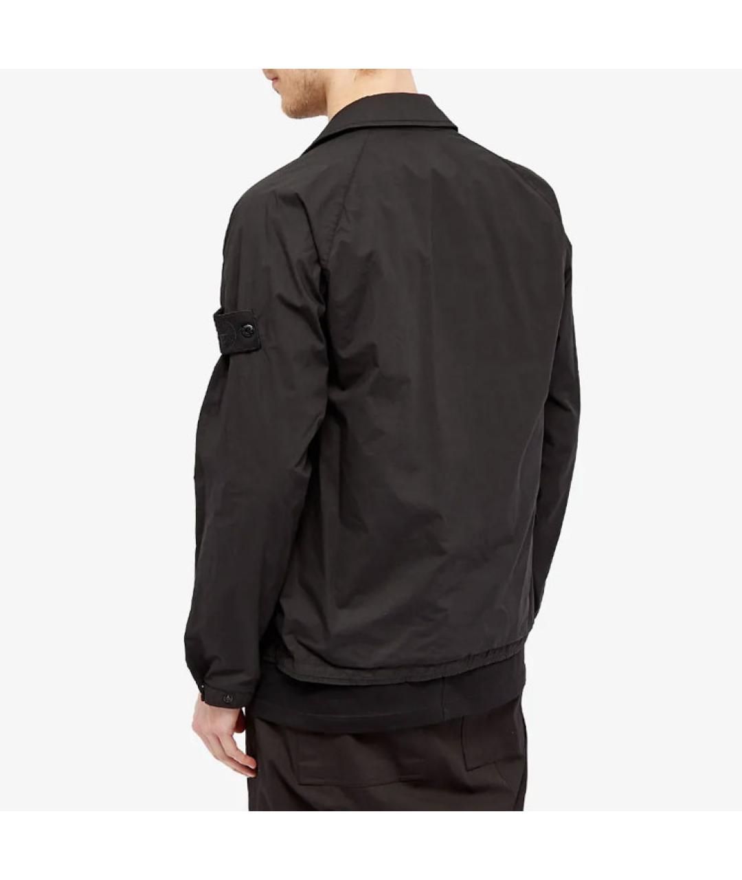 STONE ISLAND Черная куртка, фото 4