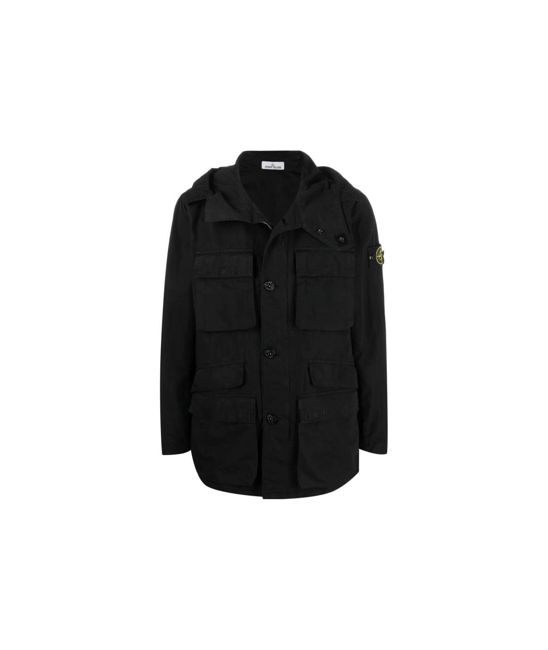 STONE ISLAND Черная куртка, фото 1