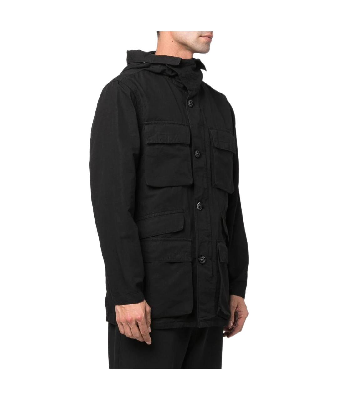 STONE ISLAND Черная куртка, фото 4