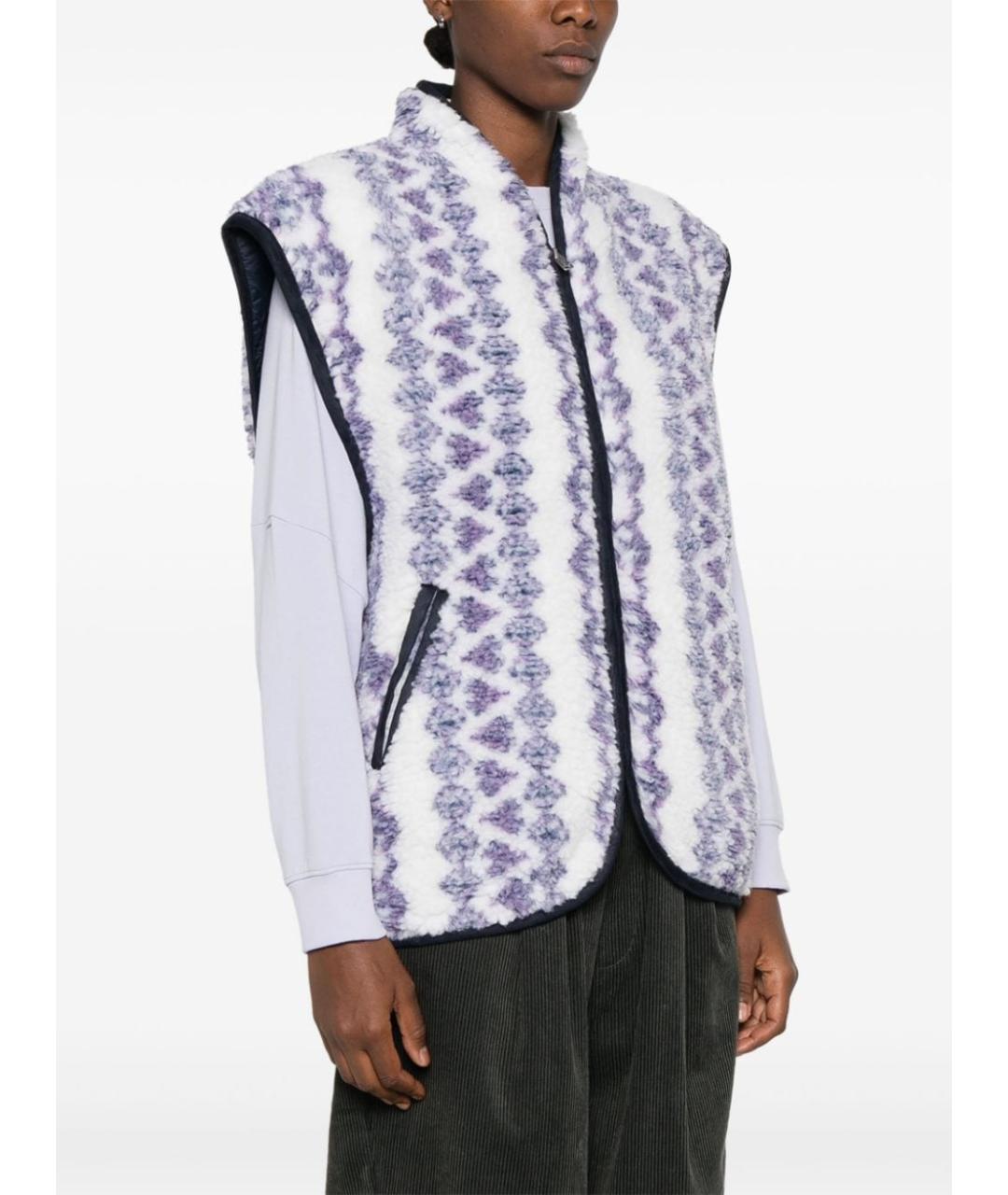 ISABEL MARANT ETOILE Фиолетовый жилет, фото 4