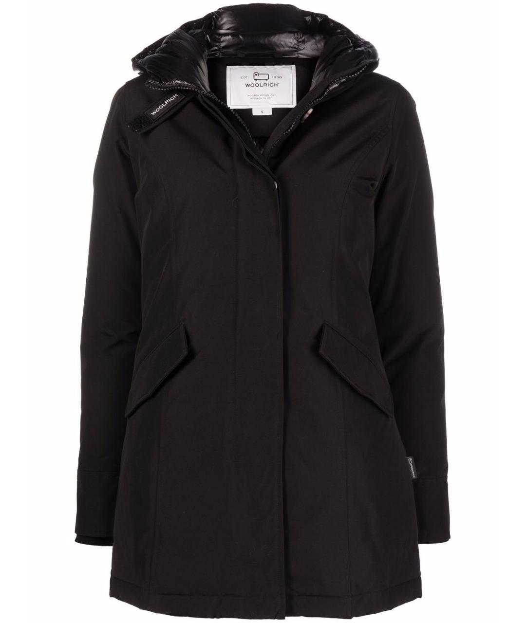 WOOLRICH Черная хлопковая парка, фото 1