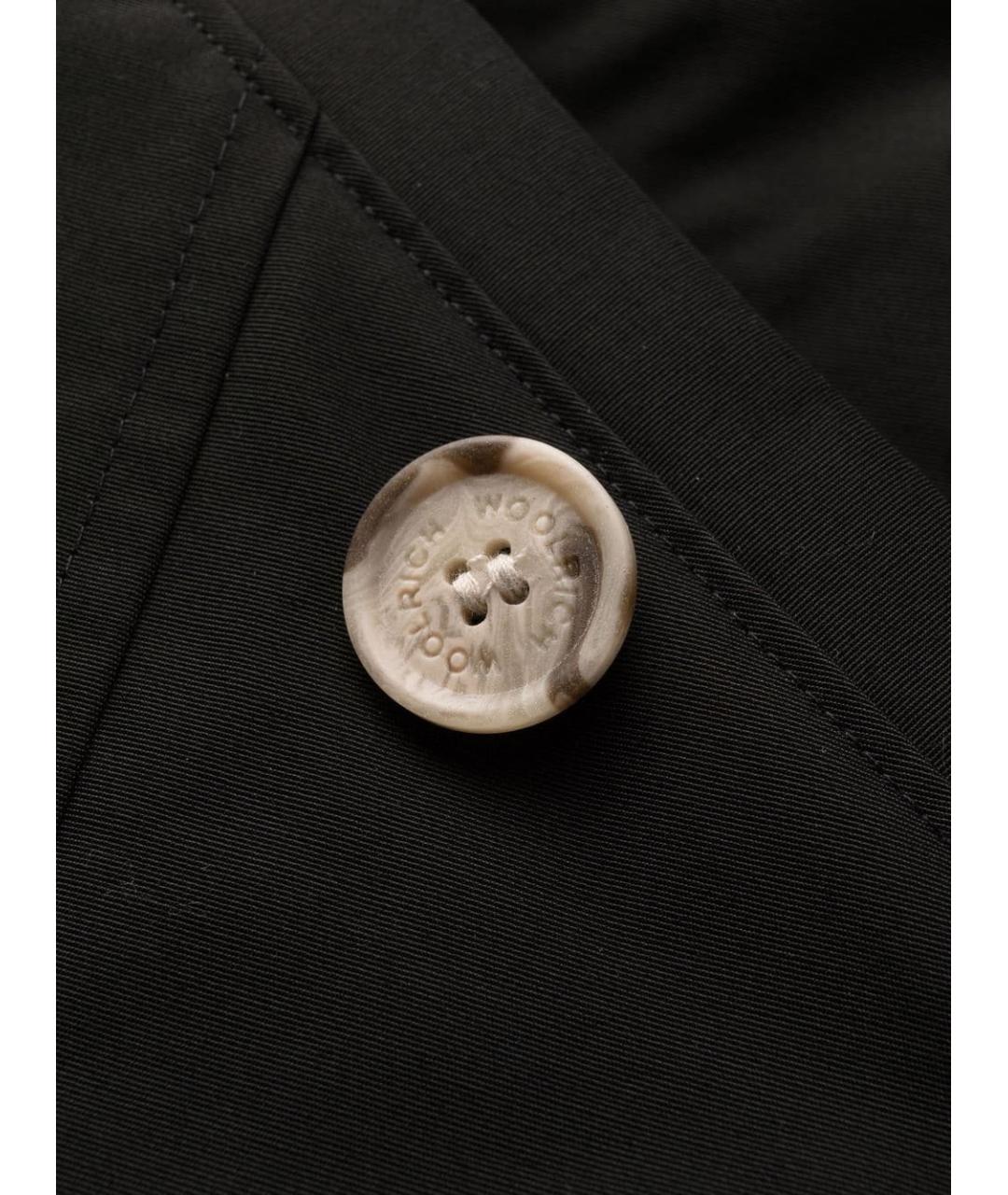 WOOLRICH Черная хлопковая парка, фото 6