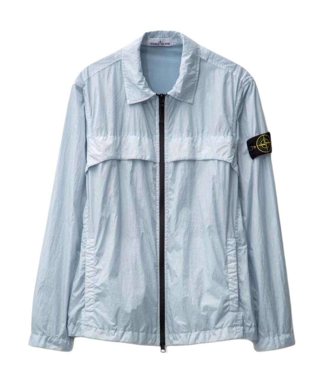 STONE ISLAND Голубая куртка, фото 1
