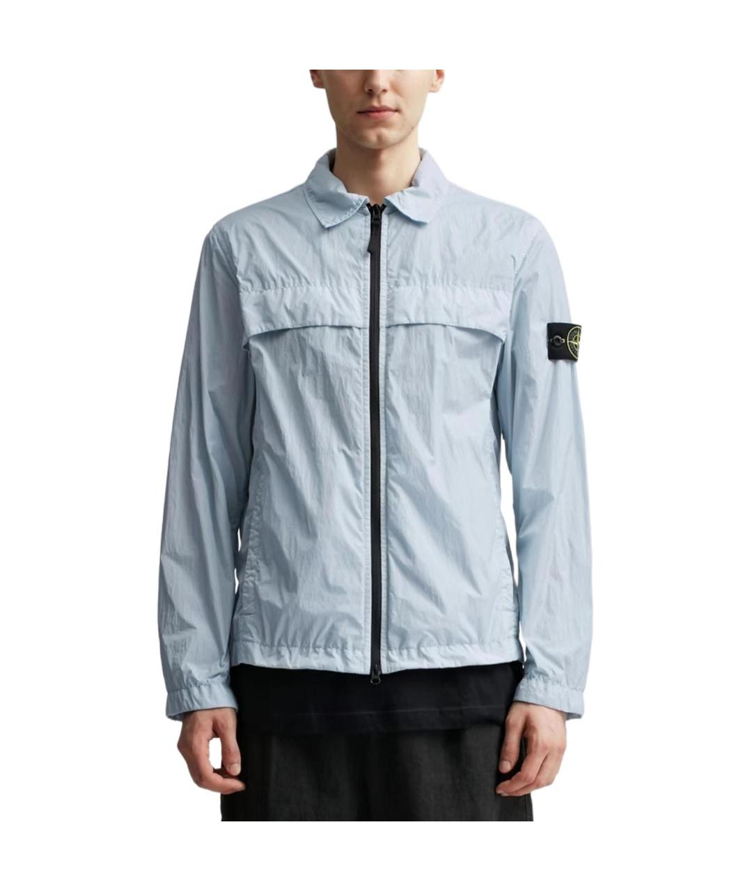 STONE ISLAND Голубая куртка, фото 4