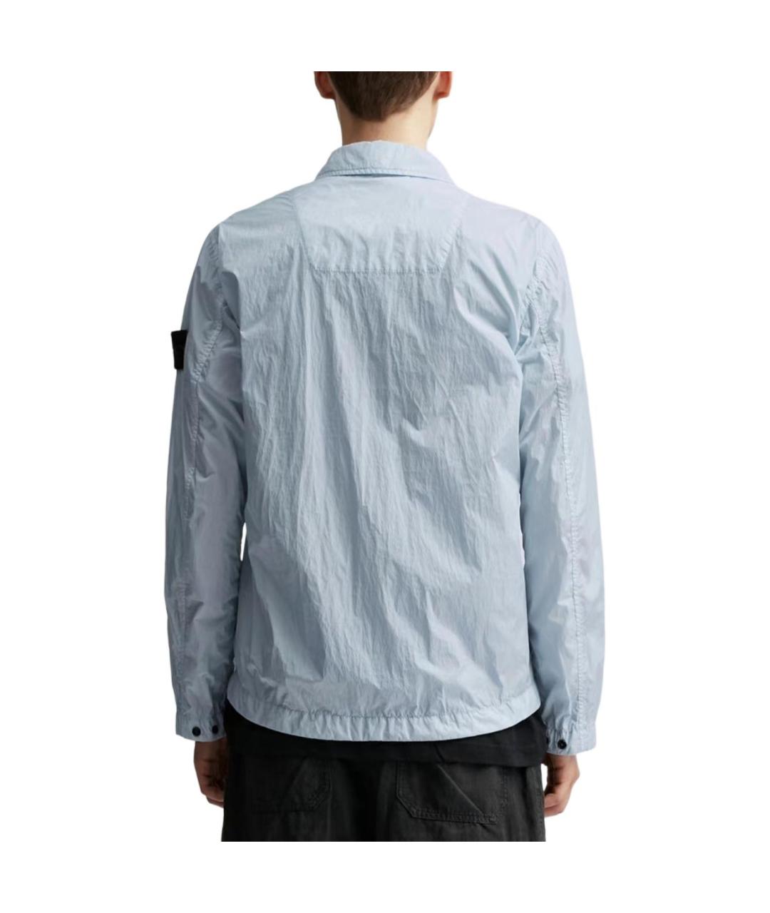 STONE ISLAND Голубая куртка, фото 5