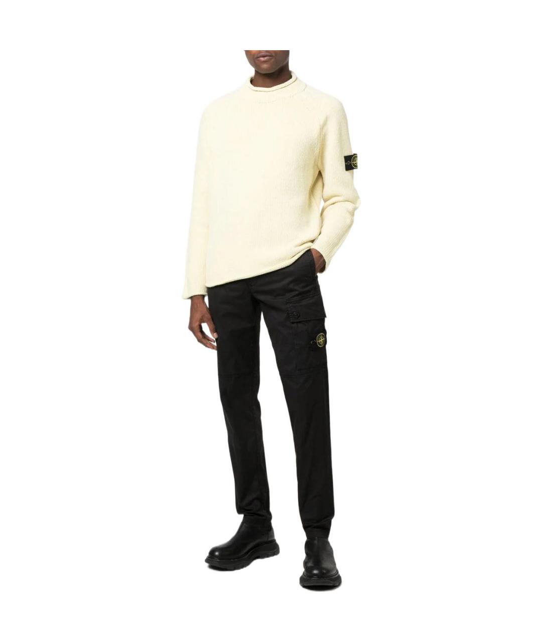 STONE ISLAND Бежевый джемпер / свитер, фото 2