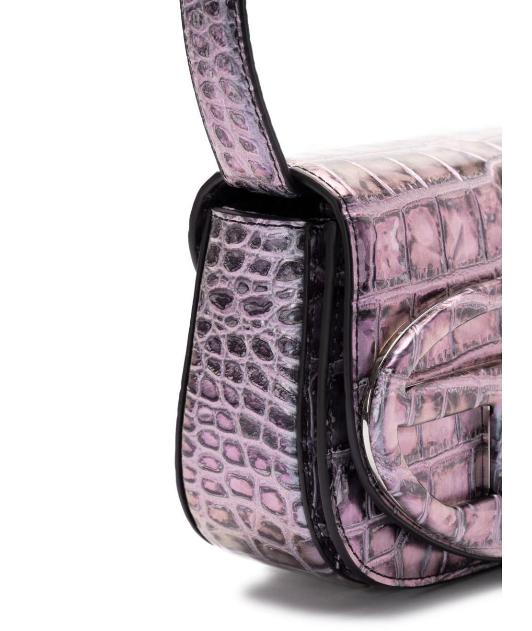DIESEL Фиолетовая сумка тоут из искусственной кожи, фото 2