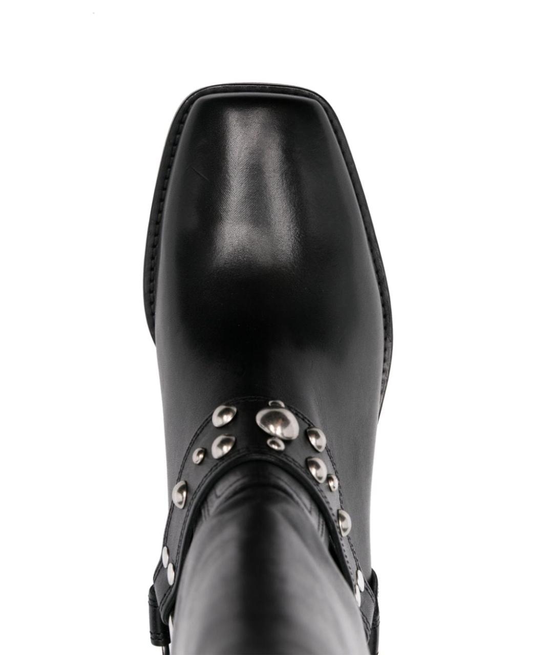 ISABEL MARANT Черные кожаные сапоги, фото 4