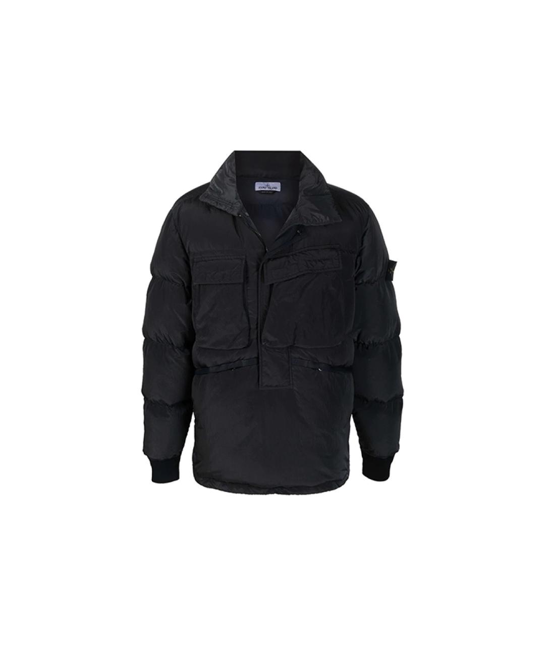 STONE ISLAND Серый пуховик, фото 1