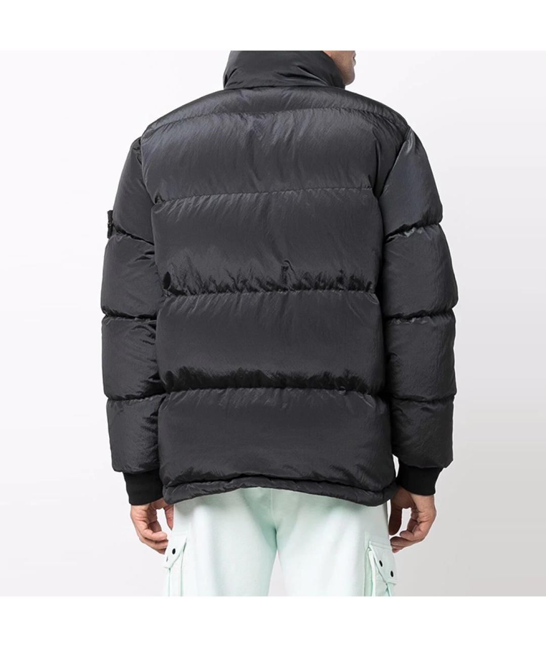 STONE ISLAND Серый пуховик, фото 4