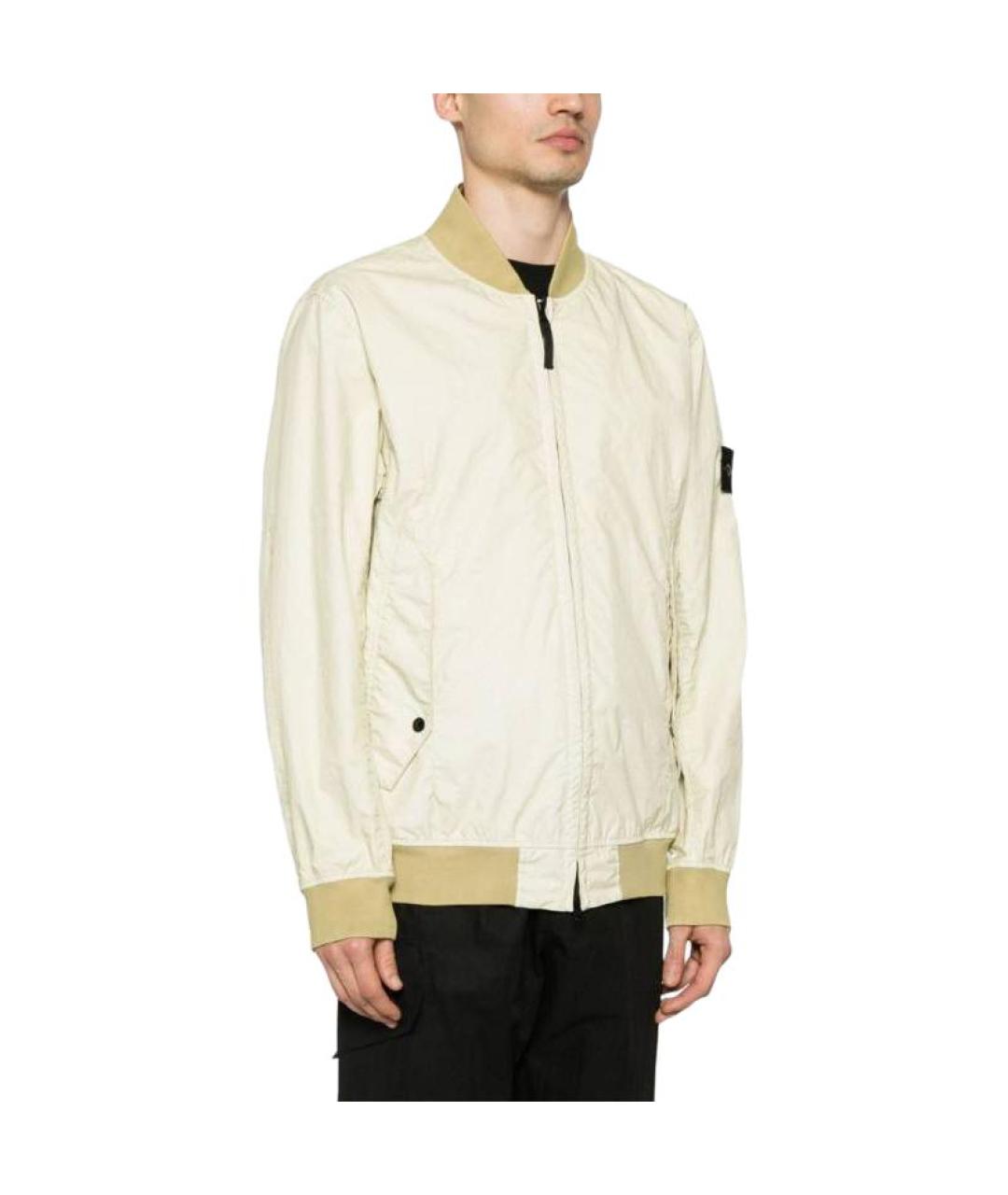 STONE ISLAND Бежевая куртка, фото 3
