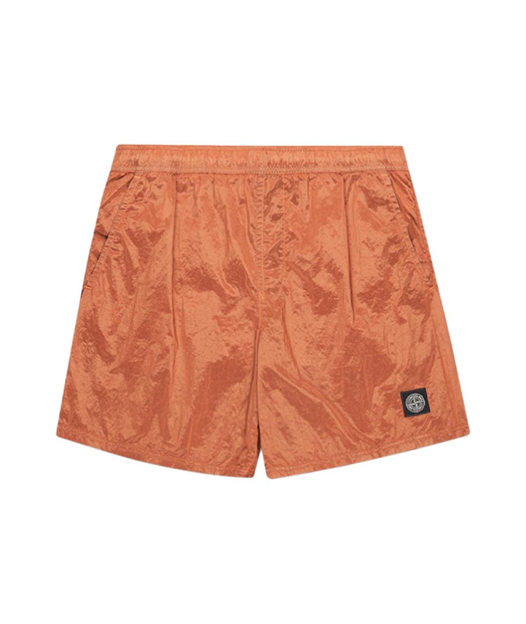 STONE ISLAND Оранжевое шорты, фото 1