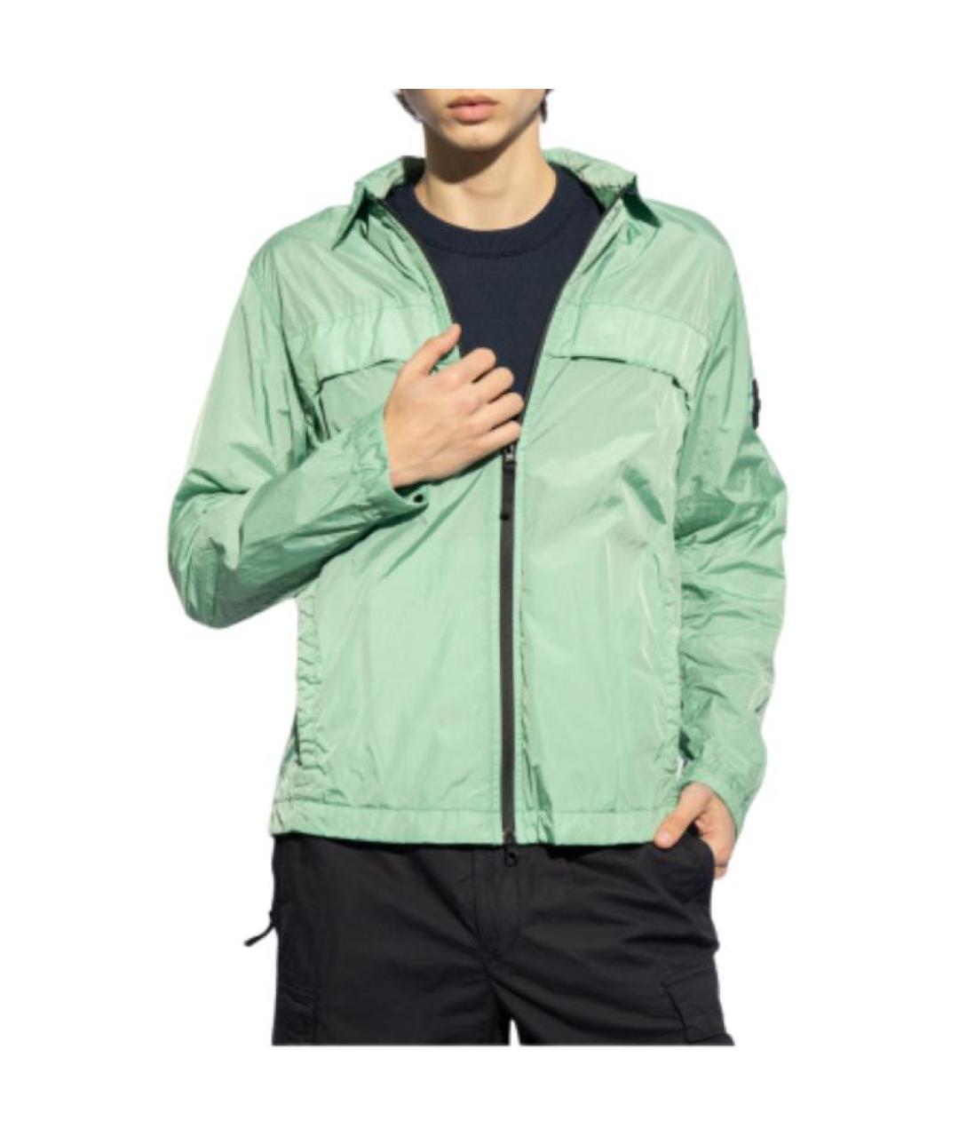 STONE ISLAND Зеленая куртка, фото 3