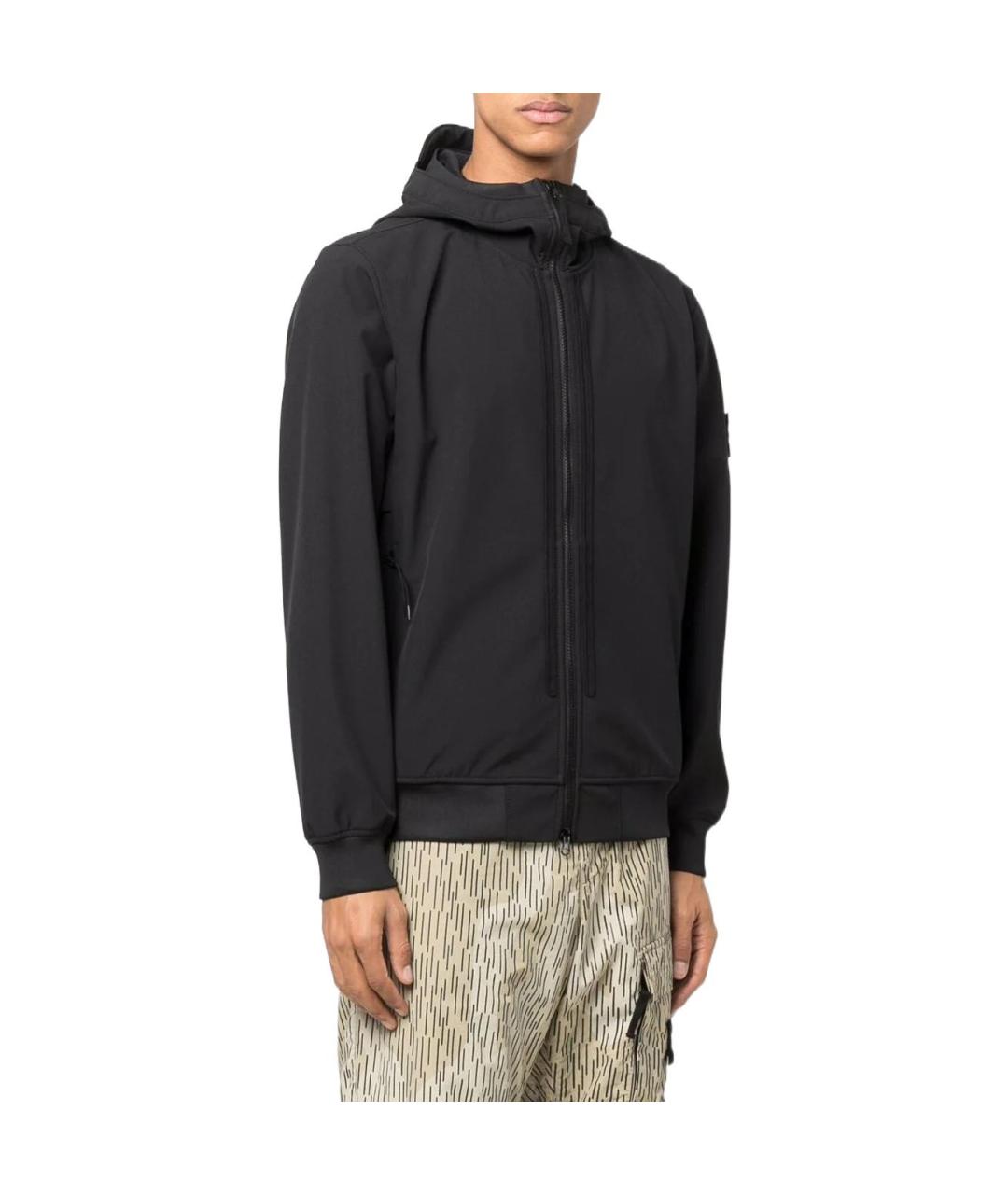 STONE ISLAND Черная куртка, фото 5