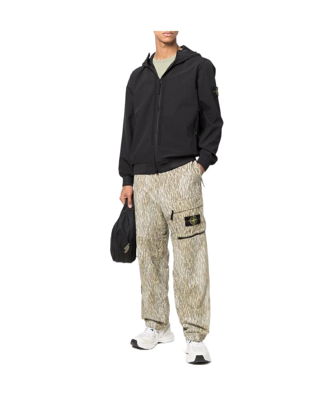 STONE ISLAND Черная куртка, фото 3
