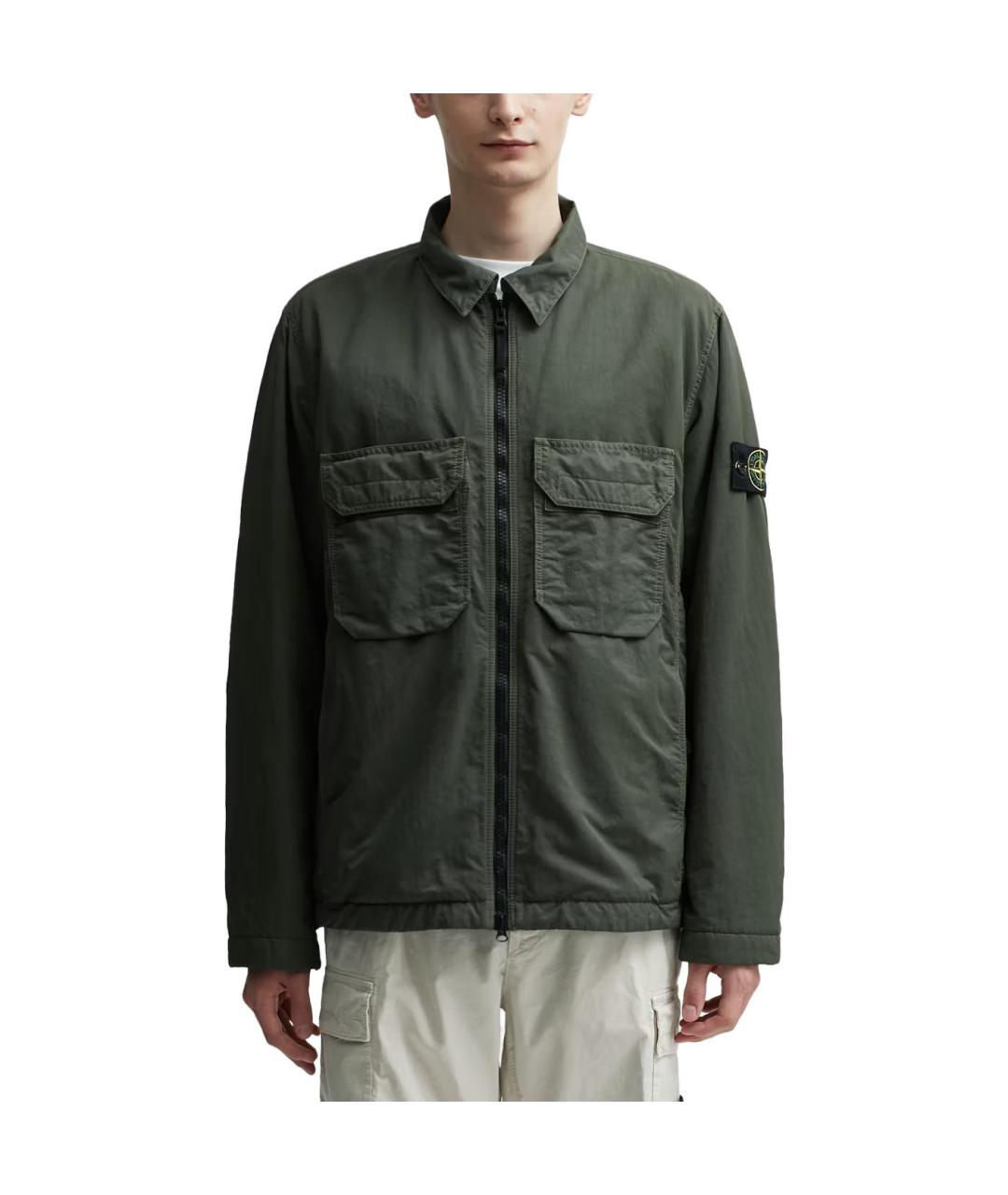 STONE ISLAND Зеленая куртка, фото 3