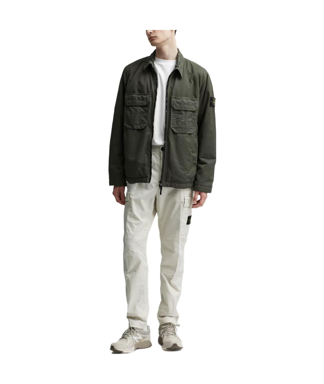 STONE ISLAND Зеленая куртка, фото 5