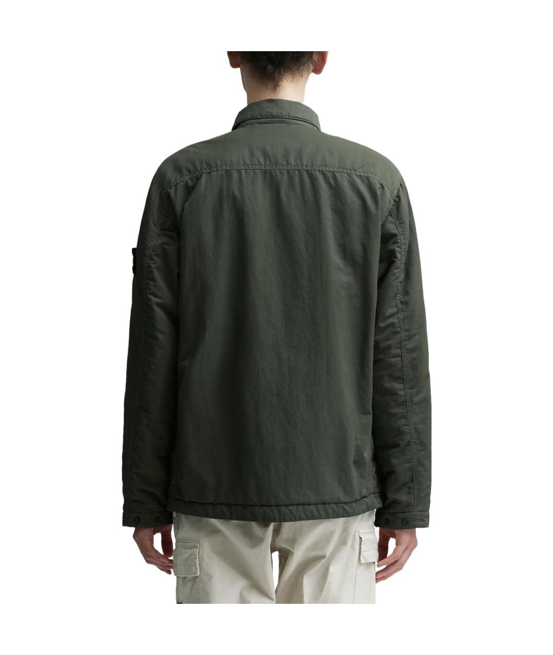 STONE ISLAND Зеленая куртка, фото 4