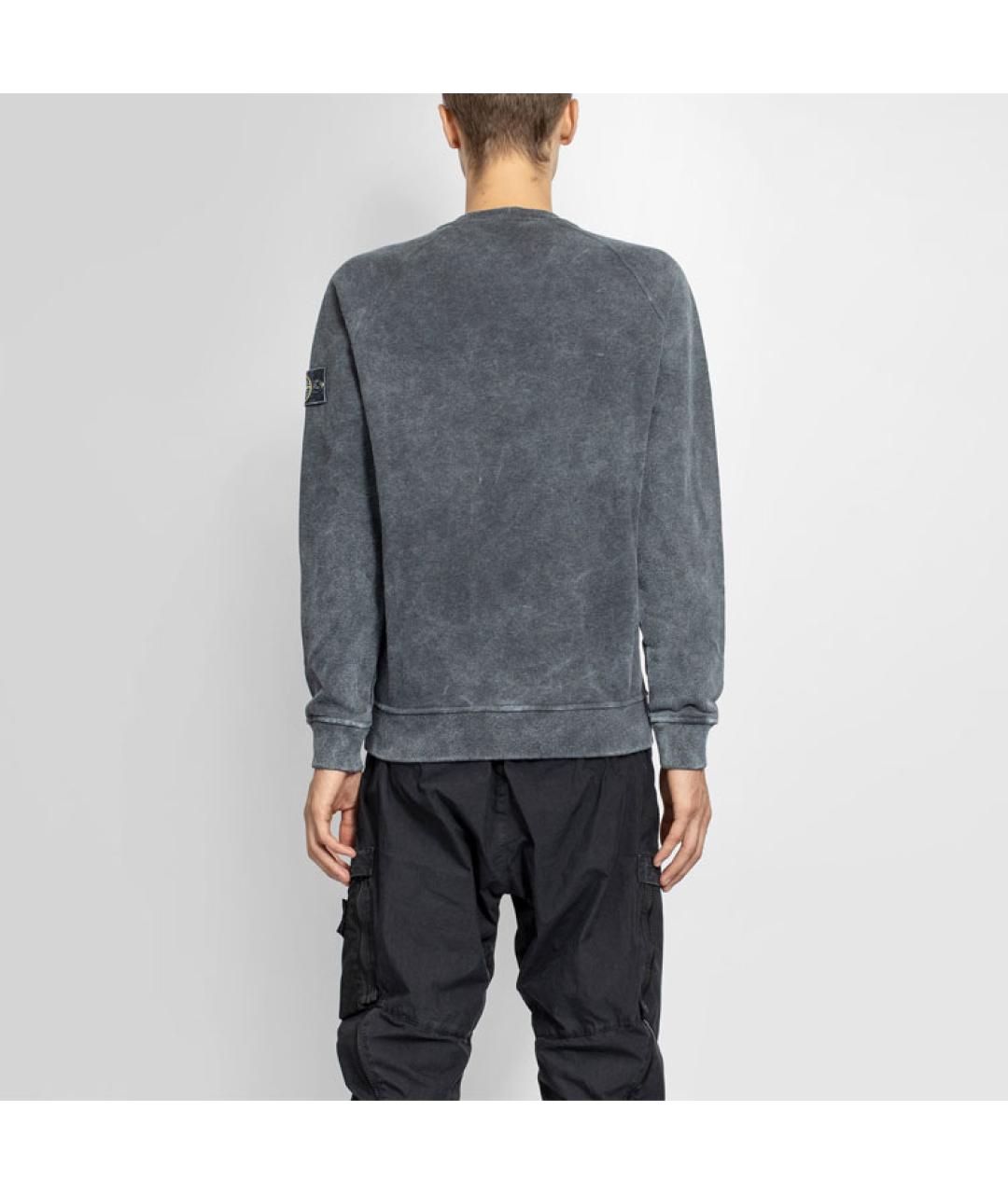 STONE ISLAND Серый джемпер / свитер, фото 4