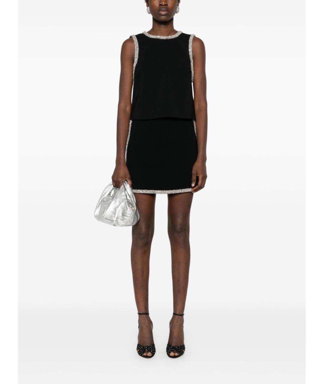 ALICE+OLIVIA Черная юбка мини, фото 3