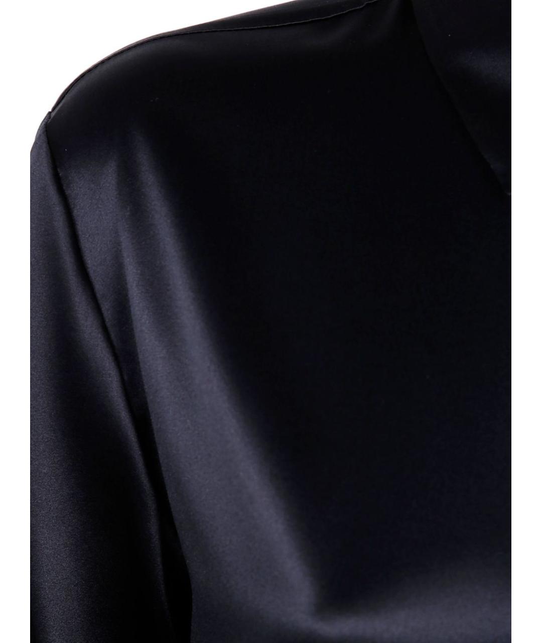 EMPORIO ARMANI Темно-синяя шелковая рубашка, фото 2