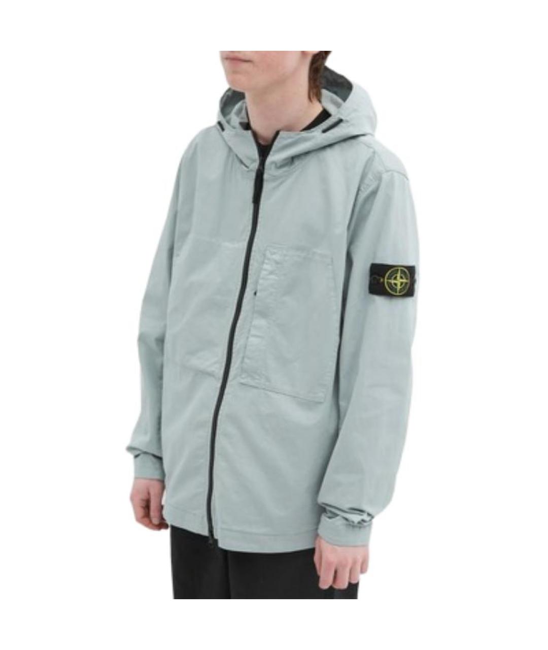 STONE ISLAND Голубая куртка, фото 5