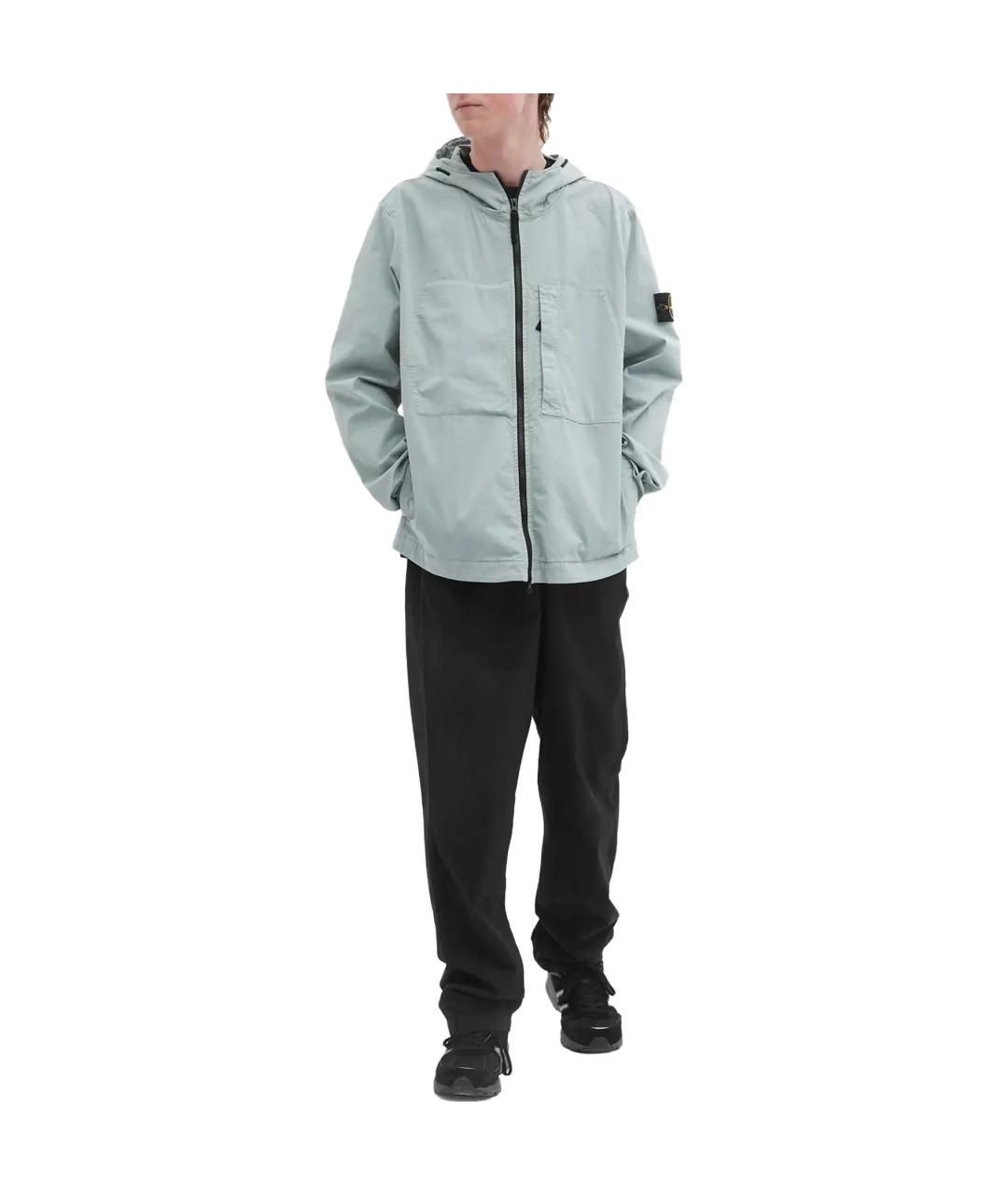 STONE ISLAND Голубая куртка, фото 3