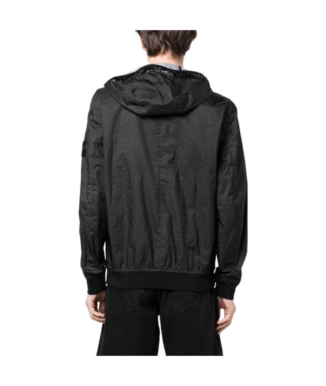 STONE ISLAND Черная куртка, фото 2
