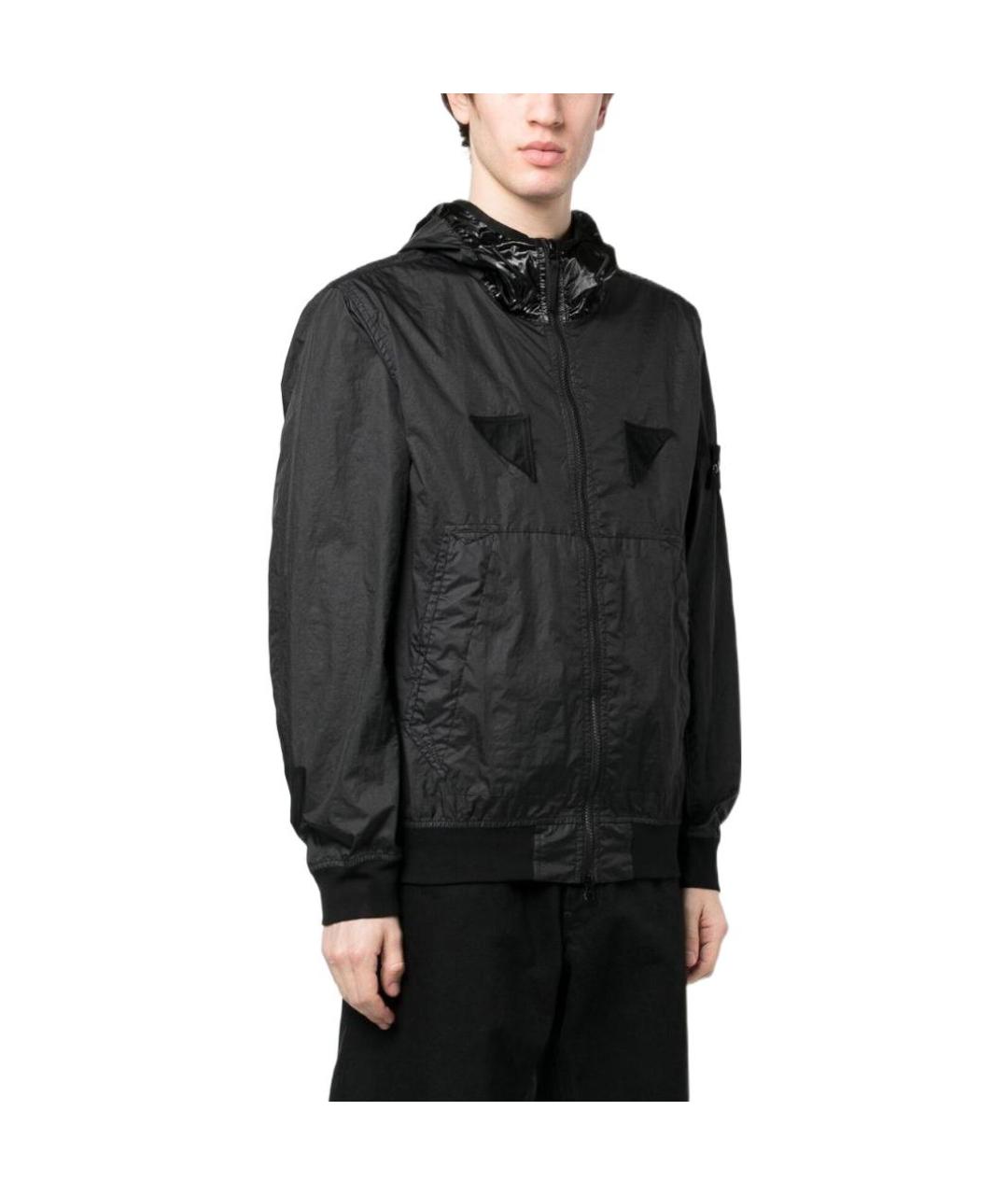 STONE ISLAND Черная куртка, фото 4