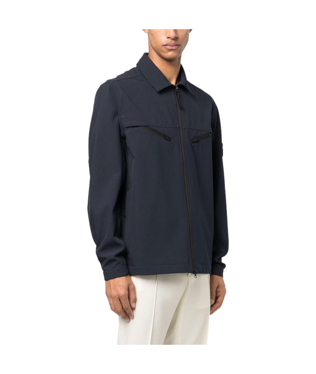 STONE ISLAND Темно-синяя куртка, фото 4