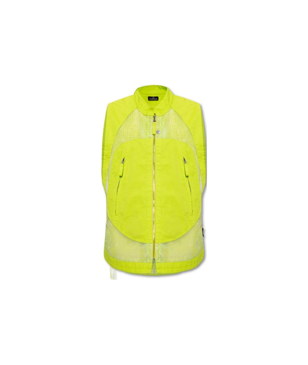 STONE ISLAND Салатовый жилет, фото 6