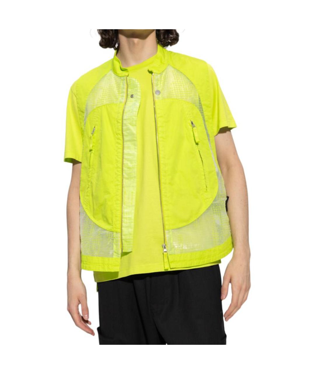 STONE ISLAND Салатовый жилет, фото 3