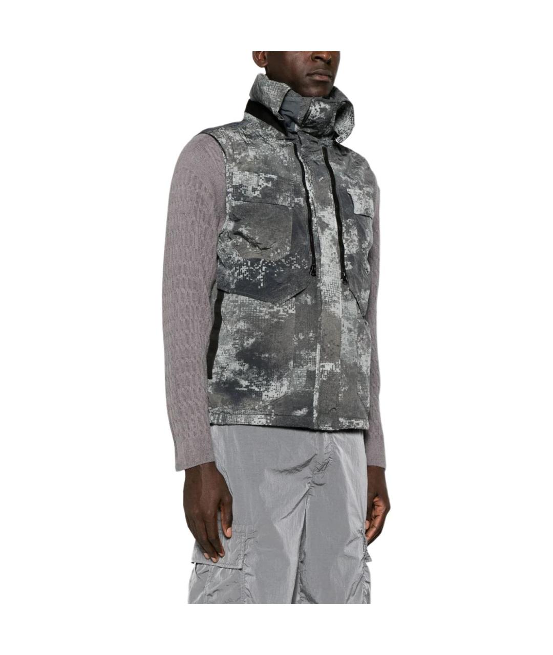 STONE ISLAND Серый жилет, фото 4