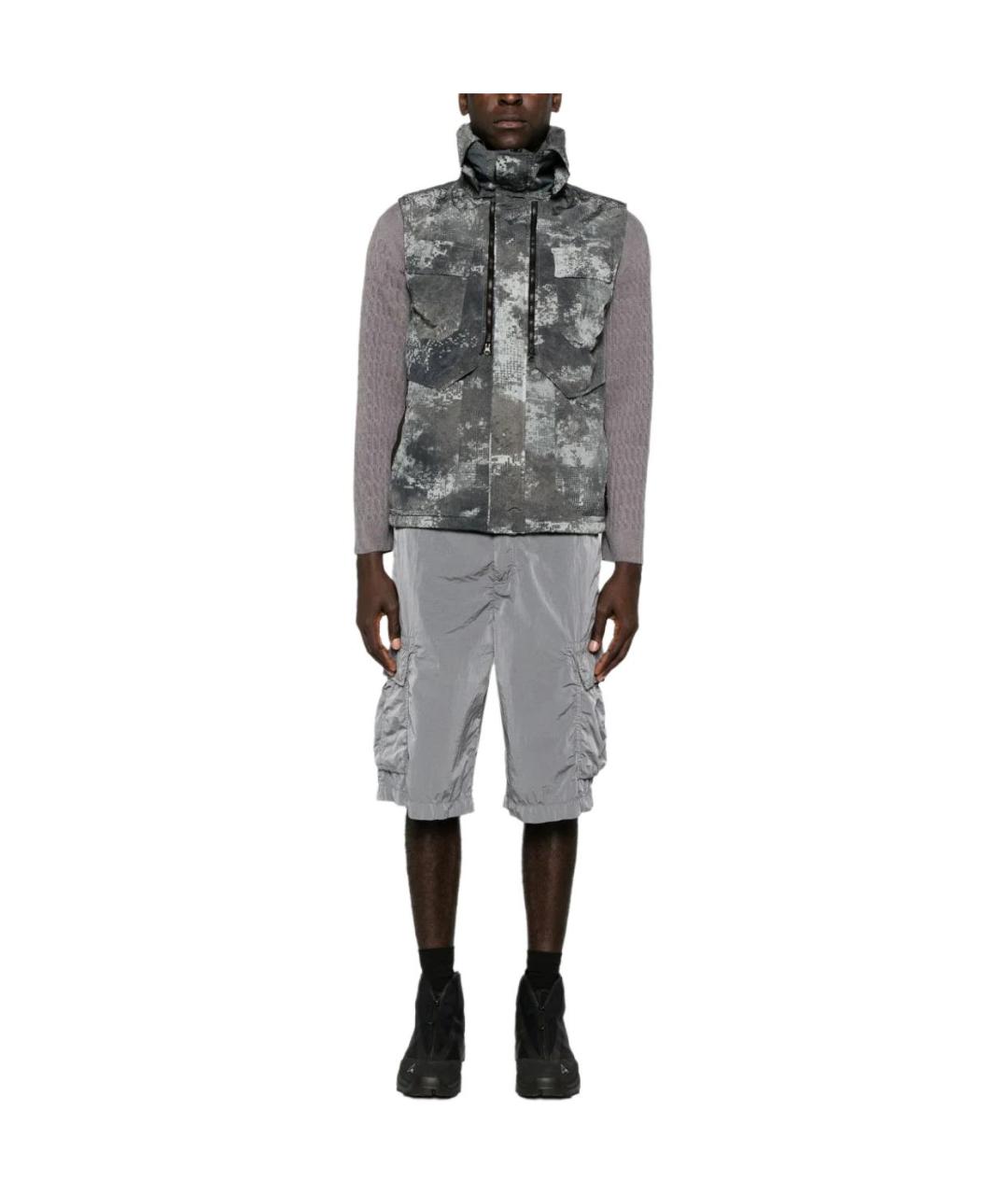 STONE ISLAND Серый жилет, фото 2