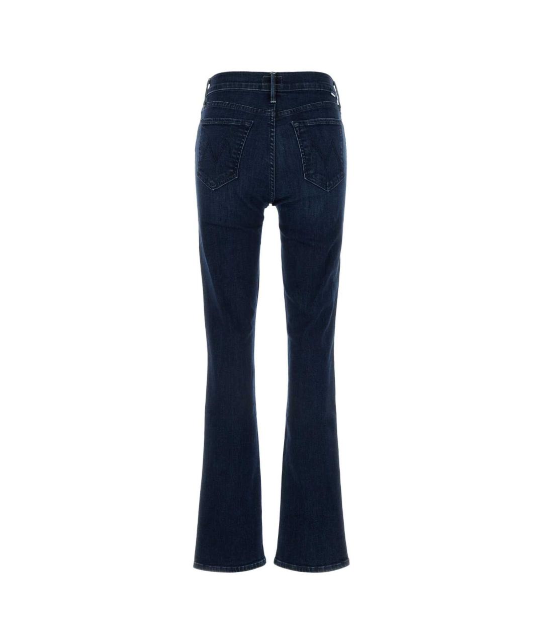 MOTHER Темно-синие хлопковые прямые джинсы, фото 2