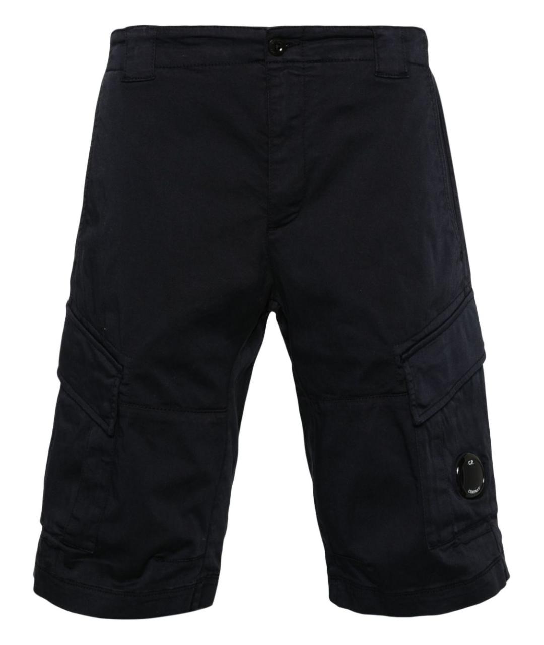 CP COMPANY Синие хлопковые шорты, фото 1