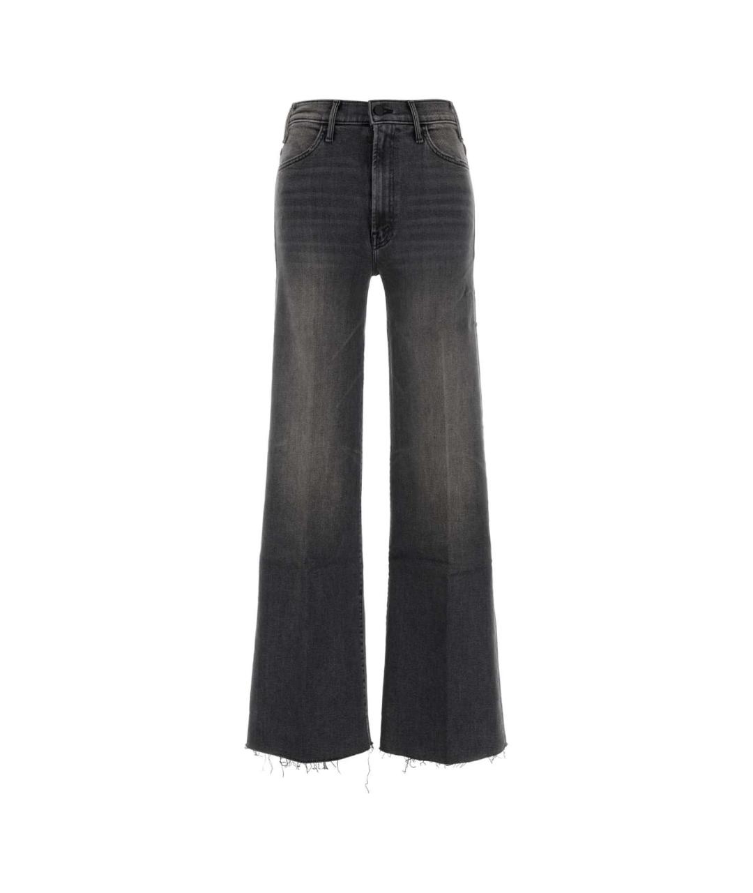 MOTHER Антрацитовые прямые джинсы, фото 1
