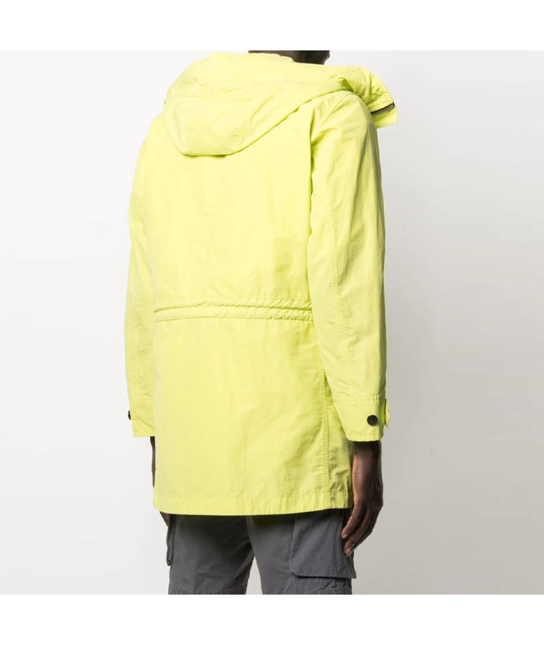 STONE ISLAND Желтое пальто, фото 3
