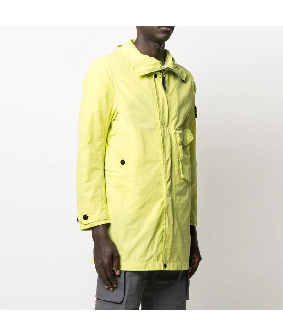 STONE ISLAND Желтое пальто, фото 4